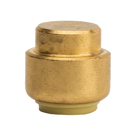 Quickfitting 3/8in Push-to-Connect Brass Push Cap End Stop Fitting LF806R